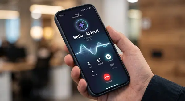 Sofia AI voice assistant for restaurants handling live phone reservations